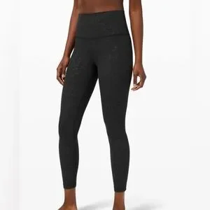 Align Tights High Rise Speckled Embossed Size NWT!